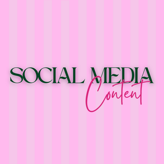 Custom 30 Days of Social Media Content