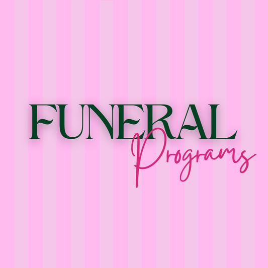 Funeral Programs